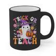 Trick Or Teach Groovy Teacher Ghost Halloween Teacher Graphic Print Coffee Mug, Groovy Teacher Gifts, trending gift Trick Or Teach Groovy Teacher Ghost Halloween Teacher Graphic Print Coffee Mug, Groovy Teacher Gifts, trending gift