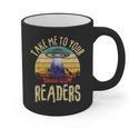 Vintage Take Me To Your Readers English Teacher Alien Space Men Women Graphic Print Coffee Mug, English Teacher Gifts, trending gift