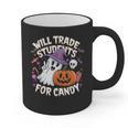 Will Trade Students For Candy Halloween Teacher Graphic Print Coffee Mug, trending gift