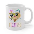 Abstract Cat Art Picatsso Shirt For Art Teachers Graphic Print Coffee Mug, trending gift Abstract Cat Art Picatsso Shirt For Art Teachers Graphic Print Coffee Mug, trending gift
