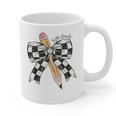 Back To School Hello Fifth Grade Teacher Coquette Pencil Bow Graphic Print Coffee Mug, trending gift Back To School Hello Fifth Grade Teacher Coquette Pencil Bow Graphic Print Coffee Mug, trending gift
