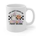 You Cant Scare Me I Teach First Grade Teacher Halloween Graphic Print Coffee Mug, First Grade Teacher Gifts, trending gift