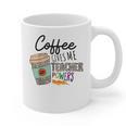Coffee Gives Me Teacher Power Teacher Elementary Women Graphic Print Coffee Mug, trending gift Coffee Gives Me Teacher Power Teacher Elementary Women Graphic Print Coffee Mug, trending gift