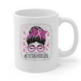 CTE Teacher In October We Wear Pink Breast Cancer Awareness Graphic Print Coffee Mug, trending gift CTE Teacher In October We Wear Pink Breast Cancer Awareness Graphic Print Coffee Mug, trending gift