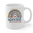 Cute Special Education Leopard Print SPED Teacher Idea Graphic Print Coffee Mug, trending gift