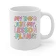 My Dog Ate My Lesson Plan Kindergarten Teacher Dog Lover For Men Women Graphic Print Coffee Mug, trending gift My Dog Ate My Lesson Plan Kindergarten Teacher Dog Lover For Men Women Graphic Print Coffee Mug, trending gift