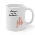 English Teachers Idiom Joke Grammar Police Literature Lovers Men Women Girls Kids Graphic Print Coffee Mug, English Teacher Gifts, trending gift