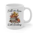 Fall In Love With Reading Book Autumn Teachers Pumpkins Graphic Print Coffee Mug, trending gift Fall In Love With Reading Book Autumn Teachers Pumpkins Graphic Print Coffee Mug, trending gift