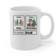 First Data Then Christmas I'm Earning A Break Sped Teacher Men Women Graphic Print Coffee Mug, trending gift
