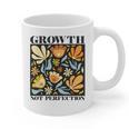 Growth Not Perfection Abstract Florals SPED Teacher Graphic Print Coffee Mug, trending gift