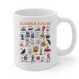 Halloween Alphabet ABCs Learning Kindergarten Teacher Graphic Print Coffee Mug, trending gift