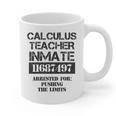 Halloween Calculus Teacher Prisoner Costume Graphic Print Coffee Mug, trending gift