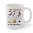 Halloween Reading Spooky Syllables Teacher Vintage Graphic Print Coffee Mug, trending gift Halloween Reading Spooky Syllables Teacher Vintage Graphic Print Coffee Mug, trending gift