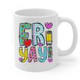 Happy Fri-Yay Friday Lovers Fun Teacher Life FriYay Weekend Graphic Print Coffee Mug, trending gift Happy Fri-Yay Friday Lovers Fun Teacher Life FriYay Weekend Graphic Print Coffee Mug, trending gift