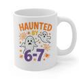 Haunted 67 Ghost Math Teacher Halloween Costume Math Pun Graphic Print Coffee Mug, trending gift