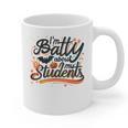 I'm Batty About My Students Watercolor Bat Teacher Halloween Graphic Print Coffee Mug, trending gift