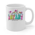 Infant Teacher Floral First Day Back To School Teaching Graphic Print Coffee Mug, trending gift Infant Teacher Floral First Day Back To School Teaching Graphic Print Coffee Mug, trending gift