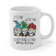 It's Fine We'Re Fine Gnome Pre-K Teacher Christmas Light For Men Women Graphic Print Coffee Mug, trending gift It's Fine We'Re Fine Gnome Pre-K Teacher Christmas Light For Men Women Graphic Print Coffee Mug, trending gift