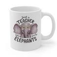 Just a Teacher Who Loves Elephants Elephant Lover Educator Graphic Print Coffee Mug, trending gift Just a Teacher Who Loves Elephants Elephant Lover Educator Graphic Print Coffee Mug, trending gift