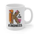 K Is For Kindness Unity Day Teacher Kids Graphic Print Coffee Mug, trending gift K Is For Kindness Unity Day Teacher Kids Graphic Print Coffee Mug, trending gift