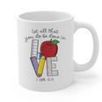 Let All That You Do Be Done In Love Christian Teacher Graphic Print Coffee Mug, trending gift Let All That You Do Be Done In Love Christian Teacher Graphic Print Coffee Mug, trending gift