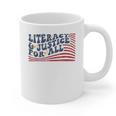 Literacy Justice For All Teacher Graphic Print Coffee Mug, trending gift Literacy Justice For All Teacher Graphic Print Coffee Mug, trending gift