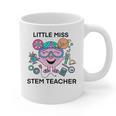 Little Miss Stem Teacher Graphic Print Coffee Mug, trending gift