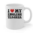I Love My English Teacher Heart English Language Teachers For Men Women Kids Graphic Print Coffee Mug, English Teacher Gifts, trending gift I Love My English Teacher Heart English Language Teachers For Men Women Kids Graphic Print Coffee Mug, English Teacher Gifts, trending gift