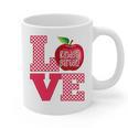 Love Kindergarten Cute Apple School Teacher Graphic Print Coffee Mug, trending gift Love Kindergarten Cute Apple School Teacher Graphic Print Coffee Mug, trending gift