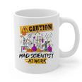 Mad Scientist Halloween Costume Science Teacher Graphic Print Coffee Mug, Science Teacher Gifts, trending gift