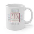 Math Teacher Area Perimeter Cool Math Math Teacher Graphic Print Coffee Mug, trending gift Math Teacher Area Perimeter Cool Math Math Teacher Graphic Print Coffee Mug, trending gift