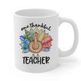 One Thankful Teacher Turkey Pencil Thanksgiving Teachers Graphic Print Coffee Mug, trending gift One Thankful Teacher Turkey Pencil Thanksgiving Teachers Graphic Print Coffee Mug, trending gift