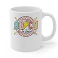 Retro ABCD Transitional Kindergarten Teacher Tour TK Teacher Graphic Print Coffee Mug, trending gift