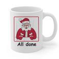 Retro All Done Christmas Special Ed Teacher Team Santa Women Graphic Print Coffee Mug, trending gift Retro All Done Christmas Special Ed Teacher Team Santa Women Graphic Print Coffee Mug, trending gift