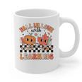 Retro Fall In Love With Learning Autumn Pumpkin Teacher Graphic Print Coffee Mug, trending gift Retro Fall In Love With Learning Autumn Pumpkin Teacher Graphic Print Coffee Mug, trending gift