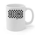 Second Grade Checkered Teacher 1st Day Back To School Women Graphic Print Coffee Mug, trending gift
