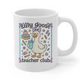 Silly Goose Teacher Club Silly Goose For Teacher Graphic Print Coffee Mug, trending gift