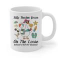 Silly Teacher Goose On The Loose School Out Summer Women Men Graphic Print Coffee Mug, trending gift Silly Teacher Goose On The Loose School Out Summer Women Men Graphic Print Coffee Mug, trending gift