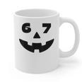 Six Seven Halloween Costume For Students Teachers 6 7 Graphic Print Coffee Mug, trending gift Six Seven Halloween Costume For Students Teachers 6 7 Graphic Print Coffee Mug, trending gift