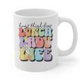 Soul Bleach Teacher Staff First Day Of School Last Hugs & High Fives Lunch Lady Vibes Blue Classic Fit Graphic Print Coffee Mug, trending gift Soul Bleach Teacher Staff First Day Of School Last Hugs & High Fives Lunch Lady Vibes Blue Classic Fit Graphic Print Coffee Mug, trending gift