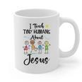 I Teach Tiny Humans About Jesus Sunday School Teacher Graphic Print Coffee Mug, trending gift I Teach Tiny Humans About Jesus Sunday School Teacher Graphic Print Coffee Mug, trending gift