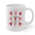 Teaching Is My Jam Teacher Team Crew Cute Strawberry Girls Graphic Print Coffee Mug, trending gift