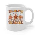 Thankful Teacher Retro Groovy Thanksgiving Fall Women Men Graphic Print Coffee Mug, Groovy Teacher Gifts, trending gift Thankful Teacher Retro Groovy Thanksgiving Fall Women Men Graphic Print Coffee Mug, Groovy Teacher Gifts, trending gift
