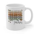 Thankful Teacher Thanksgiving Fall Pumpkin Turkey Graphic Print Coffee Mug, trending gift Thankful Teacher Thanksgiving Fall Pumpkin Turkey Graphic Print Coffee Mug, trending gift