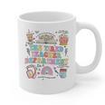 The Tired Teachers Department Retro Groovy Back To School Graphic Print Coffee Mug, trending gift The Tired Teachers Department Retro Groovy Back To School Graphic Print Coffee Mug, trending gift