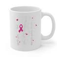 I Wear Pink For My Teacher Breast Cancer Awareness Support Men Women Graphic Print Coffee Mug, trending gift I Wear Pink For My Teacher Breast Cancer Awareness Support Men Women Graphic Print Coffee Mug, trending gift