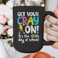 100th Day Of School Get Your Cray On Teacher Graphic Print Coffee Mug, funny design 100th Day Of School Get Your Cray On Teacher Graphic Print Coffee Mug, funny design