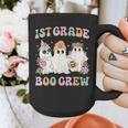 1st Grade Boo Crew Groovy Halloween Floral Ghost Kid Teacher Graphic Print Coffee Mug, Groovy Teacher Gifts, funny design 1st Grade Boo Crew Groovy Halloween Floral Ghost Kid Teacher Graphic Print Coffee Mug, Groovy Teacher Gifts, funny design