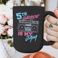5th Grade Is My Jam Vintage 80s Boombox Teacher Student Graphic Print Coffee Mug, funny design 5th Grade Is My Jam Vintage 80s Boombox Teacher Student Graphic Print Coffee Mug, funny design