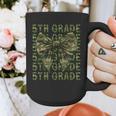 5th Grade Teacher Student Camo Bow Back To School Graphic Print Coffee Mug, funny design